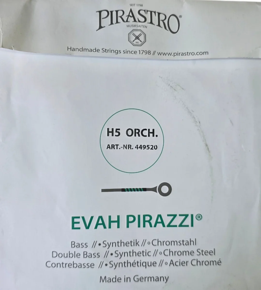 Cuerda SI baja, p. contrabajo evah pirazzi