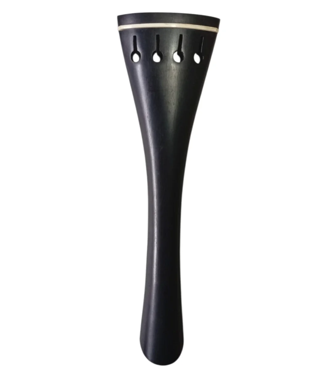 Cordal francés violonchelo, ébano tira blanca