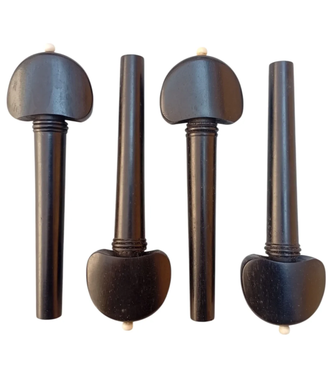 Jgo clavijas Chelo Hill ébano, bolita blanca