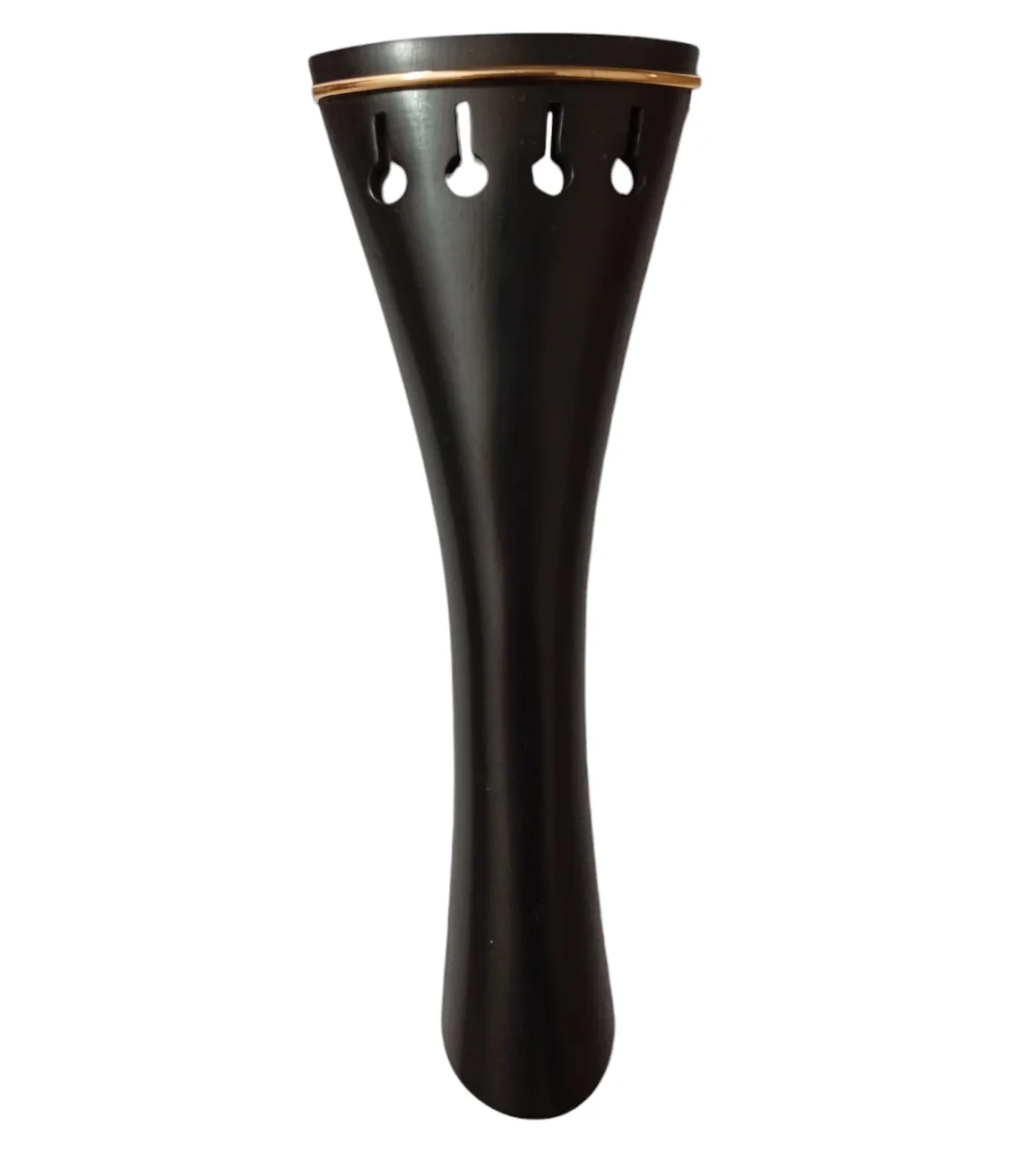 Cordal francés viola, ébano tira dorada 130mm