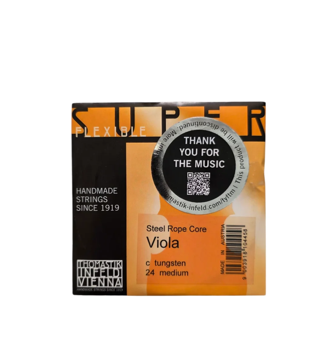Cuerda DO viola, Superflexible ropecore tungsteno