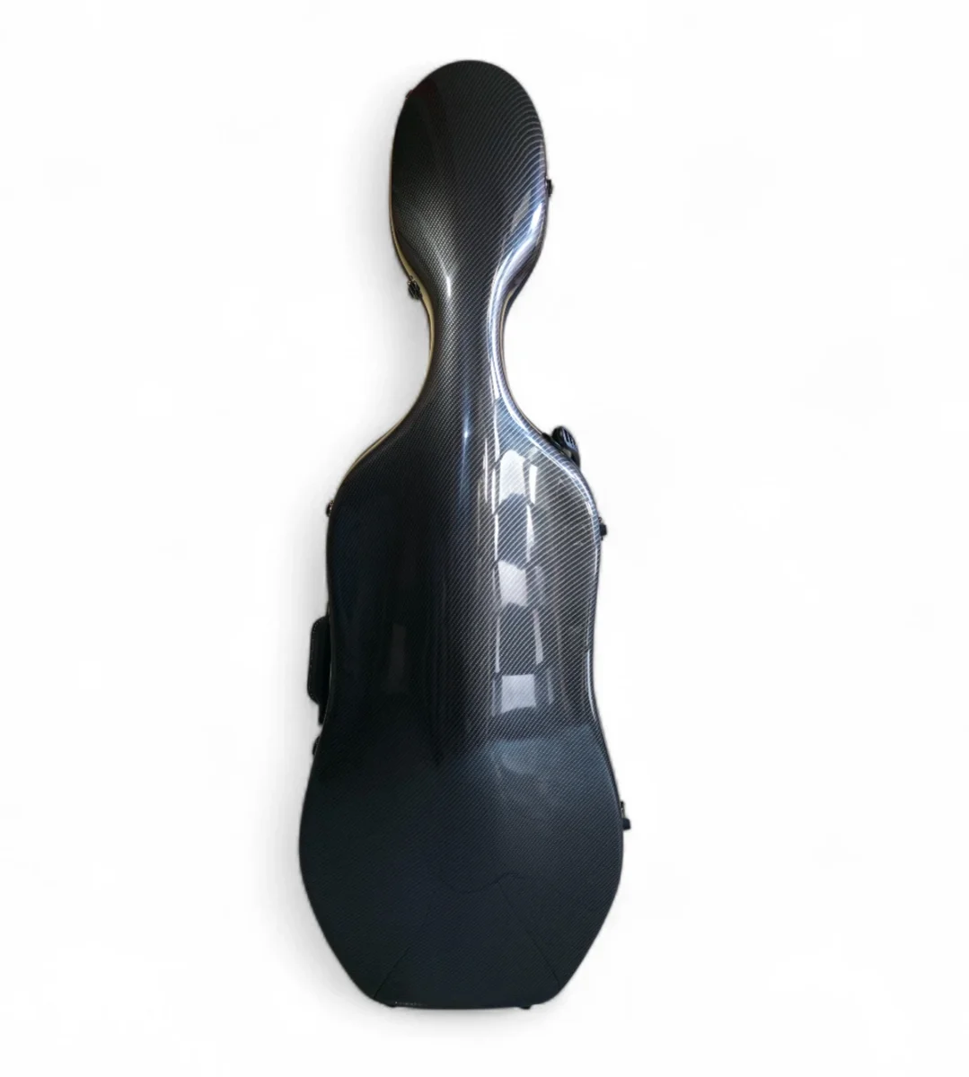 Estuche para violonchelo, sin marca, de fibra de carbono, negro