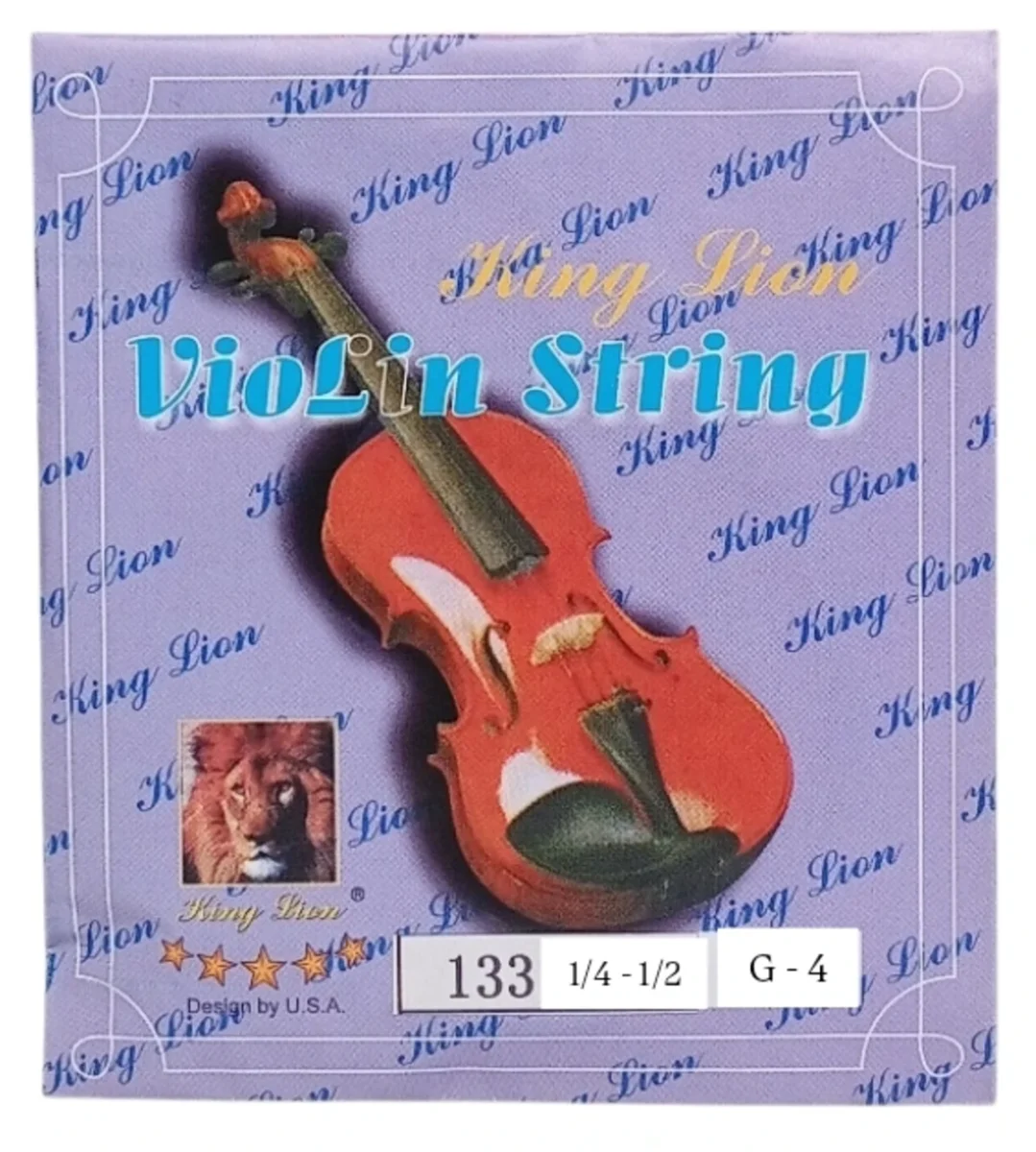Cuerda SOL p violín rey leon 1/4-1/2