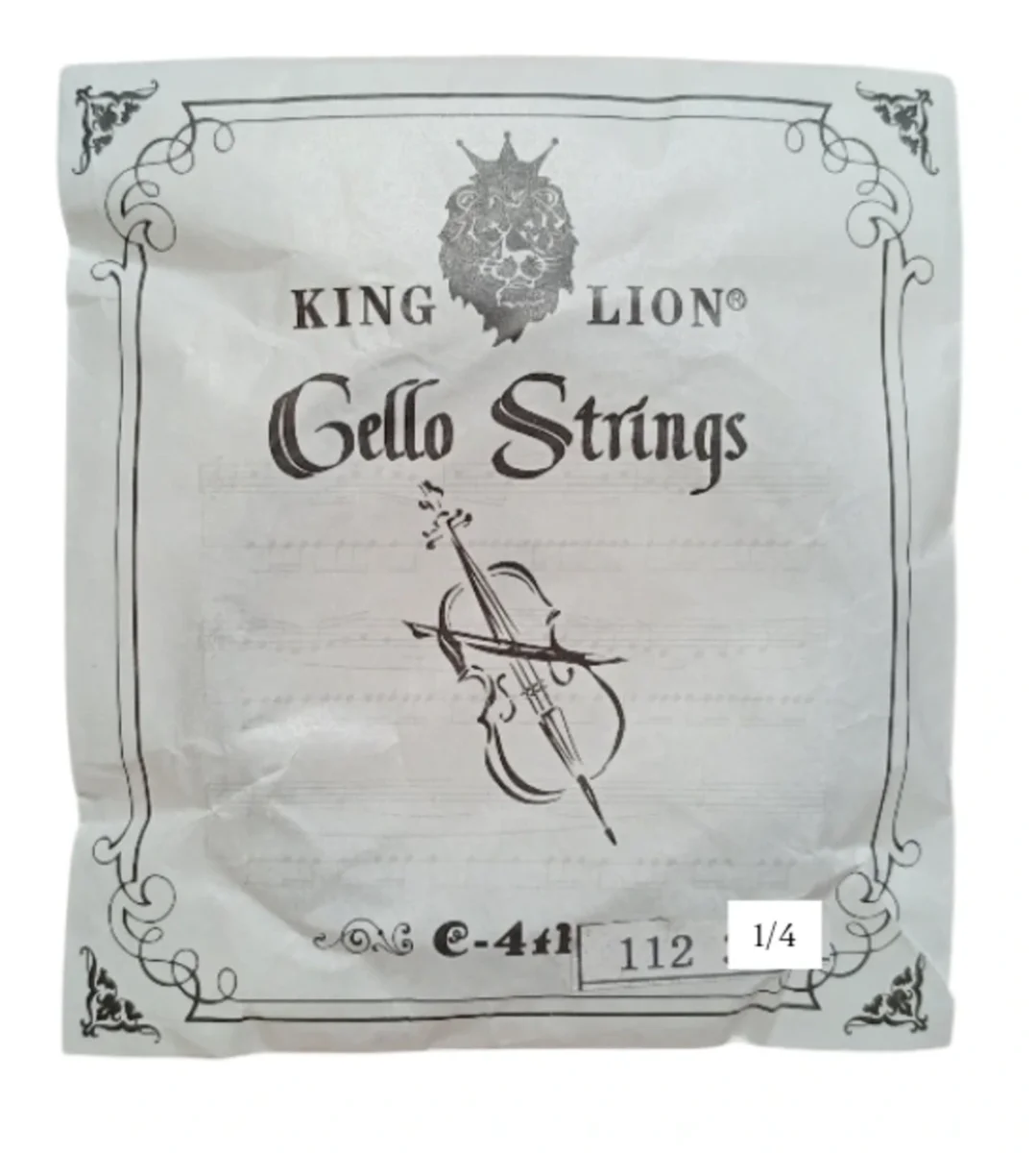 Cuerda DO p. cello rey leon 1/2-1/4