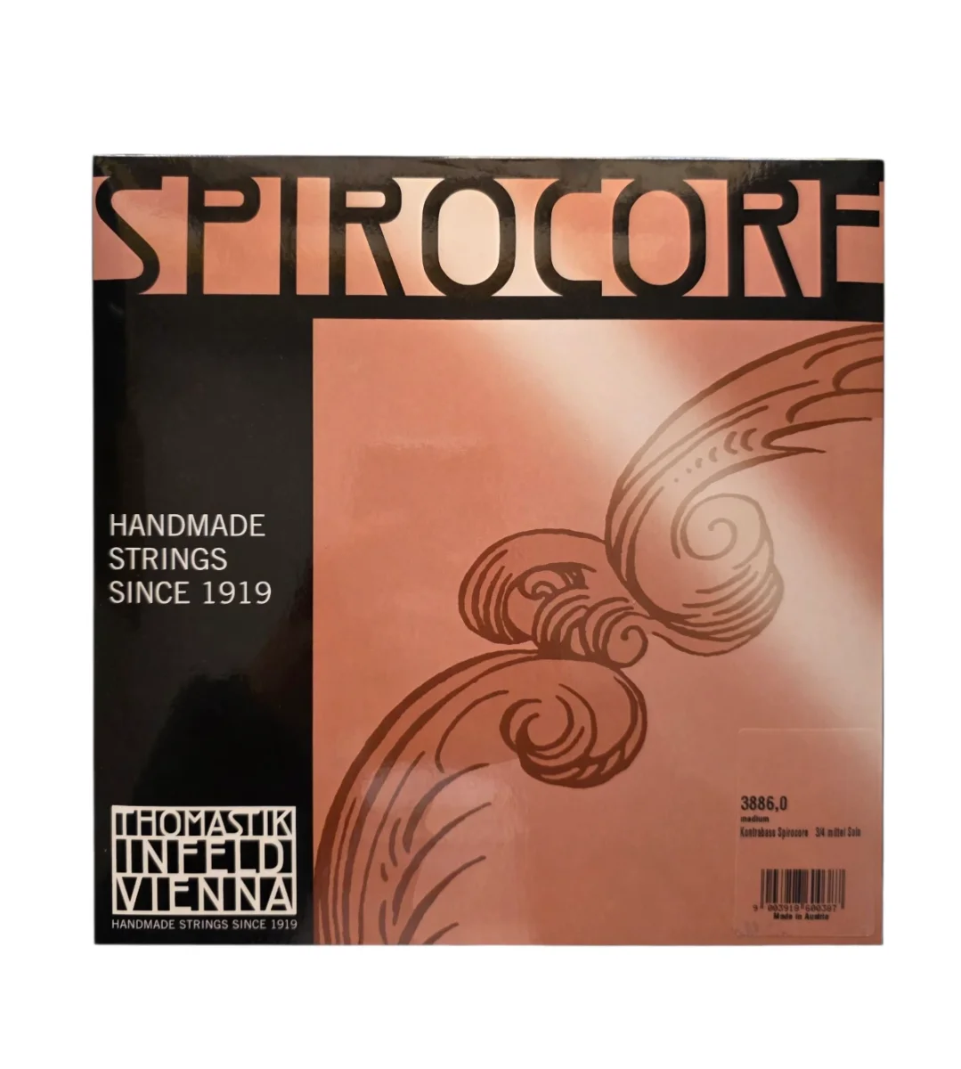 JUEGO de cuerdas p. CB 3/4 SOLO, Spirocore