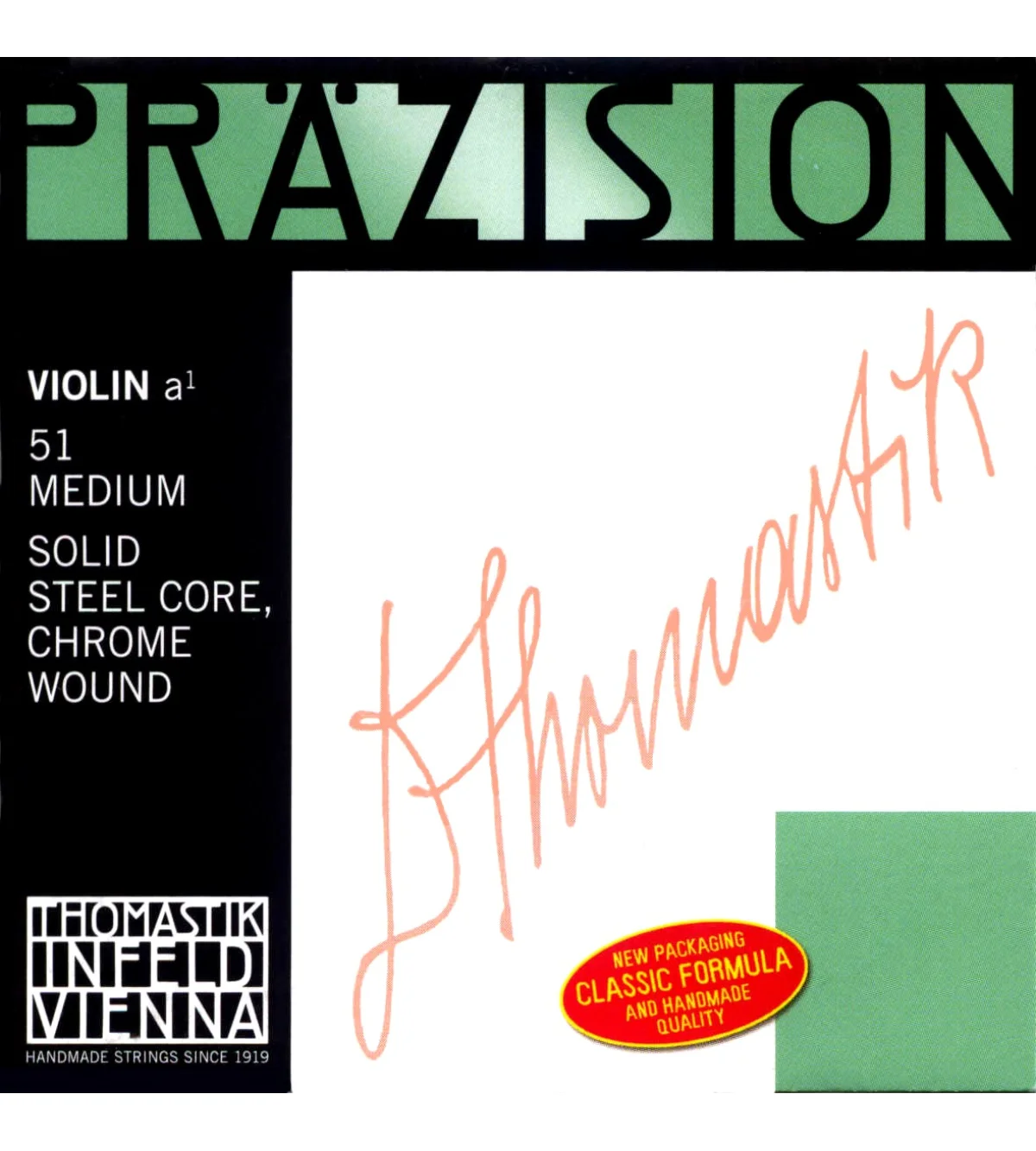 Cuerda LA p. violín, Präzision